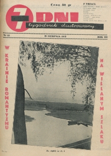 7 Dni : tygodnik ilustrowany. R. 3, nr 35 (29 sierpnia 1942)