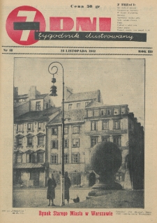 7 Dni : tygodnik ilustrowany. R. 3, nr 48 (28 listopada 1942)