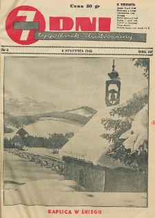 7 Dni : tygodnik ilustrowany. R. 4, nr 2 (9 stycznia 1943)