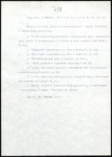 Wykazy obywateli polskich przebywających w latach 1918-1919 w rosyjskich więzieniach