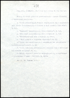 Wykazy obywateli polskich przebywających w latach 1918-1919 w rosyjskich więzieniach