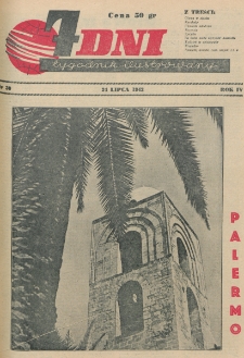 7 Dni : tygodnik ilustrowany. R. 4, nr 30 (24 lipca 1943)