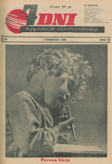 7 Dni : tygodnik ilustrowany. R. 4, nr 36 (4 września 1943)
