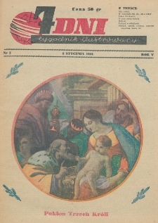 7 Dni : tygodnik ilustrowany. R. 5, nr 2 (8 stycznia 1944)
