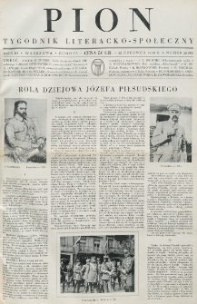 Pion : tygodnik literacko-społeczny. R. 3, nr 25=90 (22 czerwca 1935)