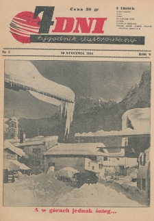 7 Dni : tygodnik ilustrowany. R. 5, nr 5 (29 stycznia 1944)