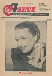 7 Dni : tygodnik ilustrowany. R. 5, nr 7 (12 lutego 1944)