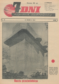 7 Dni : tygodnik ilustrowany. R. 5, nr 11 (11 marca 1944)