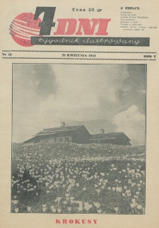 7 Dni : tygodnik ilustrowany. R. 5, nr 18 (29 kwietnia 1944)