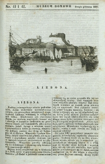 Muzeum Domowe albo Czytelnia Wieczorna. 1837, nr 41/42