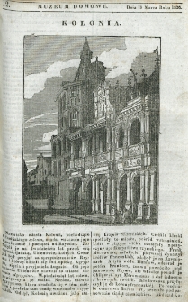 Muzeum Domowe albo Czytelnia Wieczorna. 1836, nr 12