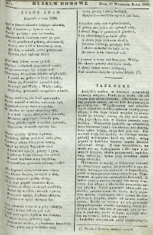 Muzeum Domowe albo Czytelnia Wieczorna. 1836, nr 37