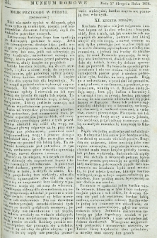 Muzeum Domowe albo Czytelnia Wieczorna. 1836, nr 34