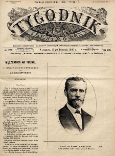 Tygodnik Illustrowany. Serya 4, T. 8, nr 202 (13 listopada 1886)