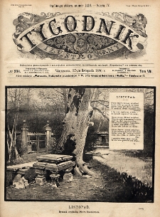Tygodnik Illustrowany. Serya 4, T. 8, nr 204 (27 listopada 1886)
