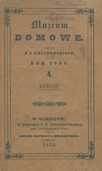 Muzeum Domowe. 1838, nr 4