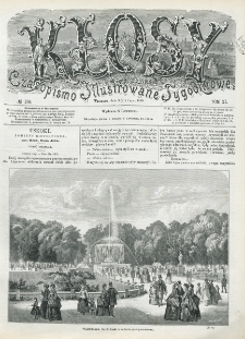 Kłosy : czasopismo illustrowane, tygodniowe. Tom 11, nr 264 (9/21 lipca 1870)
