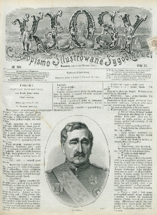 Kłosy : czasopismo illustrowane, tygodniowe. Tom 11, nr 268 (6/18 sierpnia 1870)