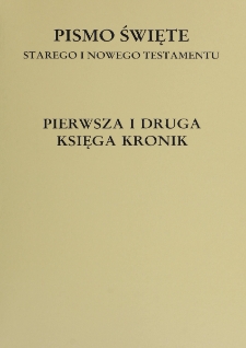 Pierwsza i Druga Księga Kronik / tł., wstęp i komentarz Hugolin Langkammer.