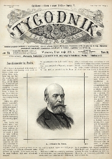 Tygodnik Illustrowany. Serya 5, T. 3, nr 73 (23 maja 1891)