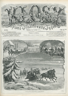 Kłosy : czasopismo illustrowane, tygodniowe. Tom 11, nr 283 (19 listopada/1 grudnia 1870)