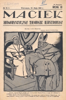 Maciek : humorystyczny tygodnik ilustrowany. R. 2 (1919), nr 21=30 (25 maja)