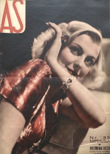 As : ilustrowany magazyn tygodniowy. R. 3, nr 33 (1937)