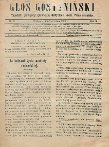 Głos Gostyniński : organ społeczno-gospodarczo-handlowy i literacki, tygodnik poświęcony sprawom Gostynina i okolicy. R. 2, nr 35 (3 września 1922)
