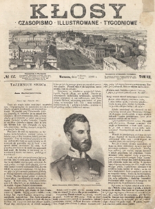 Kłosy : czasopismo illustrowane, tygodniowe. Tom 7, nr 157 (20 czerwca/ 2 lipca 1868)