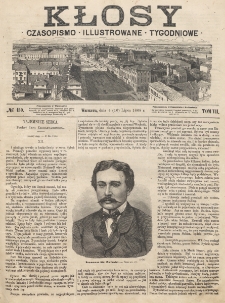 Kłosy : czasopismo illustrowane, tygodniowe. Tom 7, nr 159 (4 lipca/16 lipca 1868)
