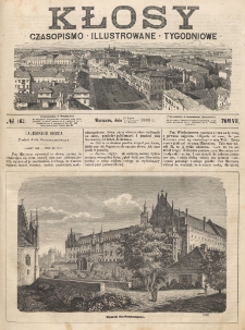 Kłosy : czasopismo illustrowane, tygodniowe. Tom 7, nr 162 (25lipca/6 sierpnia 1868)