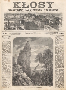 Kłosy : czasopismo illustrowane, tygodniowe. Tom 7, nr 166 (22 sierpnia/3 września 1868)