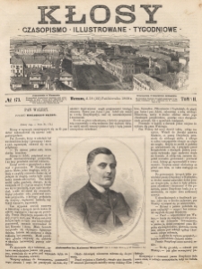 Kłosy : czasopismo illustrowane, tygodniowe. Tom 7, nr 173 (10/22 października 1868)