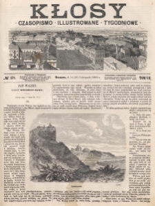 Kłosy : czasopismo illustrowane, tygodniowe. Tom 7, nr 178 (14/26 listopada 1868)