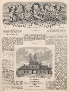 Kłosy : czasopismo illustrowane, tygodniowe. Tom 7, nr 179 (21 listopada/3 grudnia 1868)