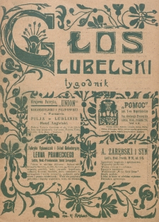 Głos Lubelski : pismo tygodniowe. R. 1 (1913), nr 3 (12 kwietnia)