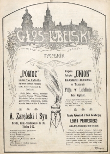 Głos Lubelski : pismo tygodniowe. R. 1 (1913), nr 6 (3 maja)