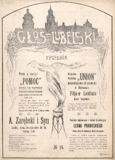 Głos Lubelski : pismo tygodniowe. R. 1 (1913), nr 14 (28 czerwca)