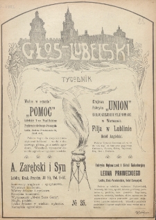 Głos Lubelski : pismo tygodniowe. R. 1 (1913), nr 25 (13 września)
