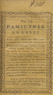 Pamiętnik Lwowski. 1817, T. 4, Marzec