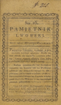 Pamiętnik Lwowski. 1817, T. 4, Kwiecień