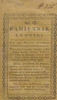 Pamiętnik Lwowski. 1817, T. 5, Czerwiec