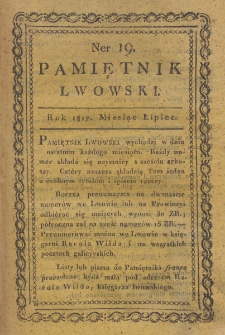Pamiętnik Lwowski. 1817, T. 5, Lipiec