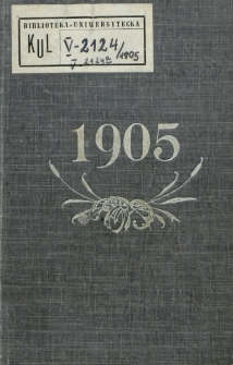 Ordo Officii Divini Recitandi, Sacrique Peragendi at usum Almae Ecclesiae Metropolitanae et Archidioecesis Posnaniensis pro Anno Domini 1905
