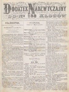 Kłosy : czasopismo illustrowane, tygodniowe. Tom 8 (1869), dodatek nadzwyczajny do numeru 188
