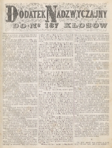 Kłosy : czasopismo illustrowane, tygodniowe. Tom 8 (1869), dodatek nadzwyczajny do numeru 187