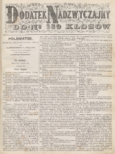 Kłosy : czasopismo illustrowane, tygodniowe. Tom 8 (1869), dodatek nadzwyczajny do numeru 189