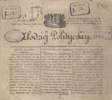Złodziej Polityczny. 1831, nr 1 (1 kwietnia)