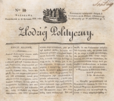 Złodziej Polityczny. 1831, nr 10 (11 kwietnia)