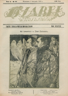 Djabeł Warszawski : tygodnik satyryczno-polityczno-społeczno-literacki : organ bezpartyjny. R. 2, nr 44 (2 listopada 1919)